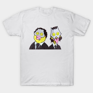 Dope Two masked judges cartoon illustration T-Shirt